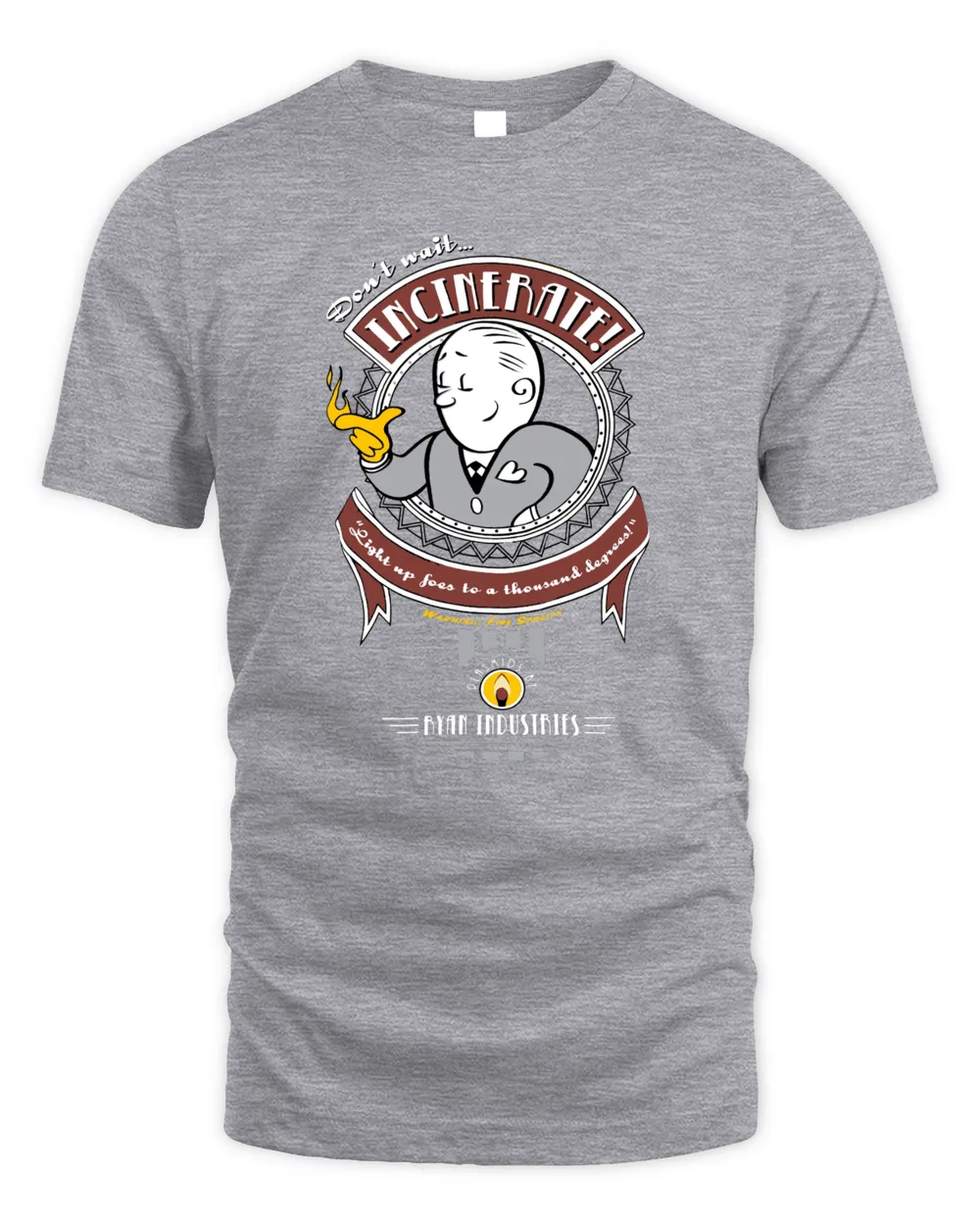 Bioshock Merch Incinerate Plasmid Shirt Muffiz