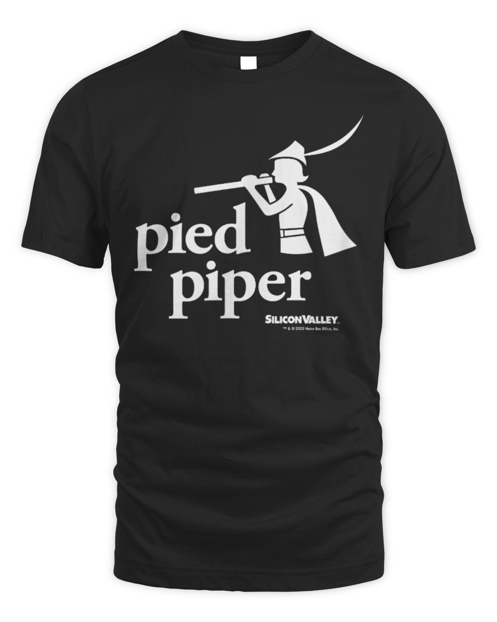 Silicon Valley Pied Piper Logo Officially Licensed Shirt Unisex Standard T-Shirt black s