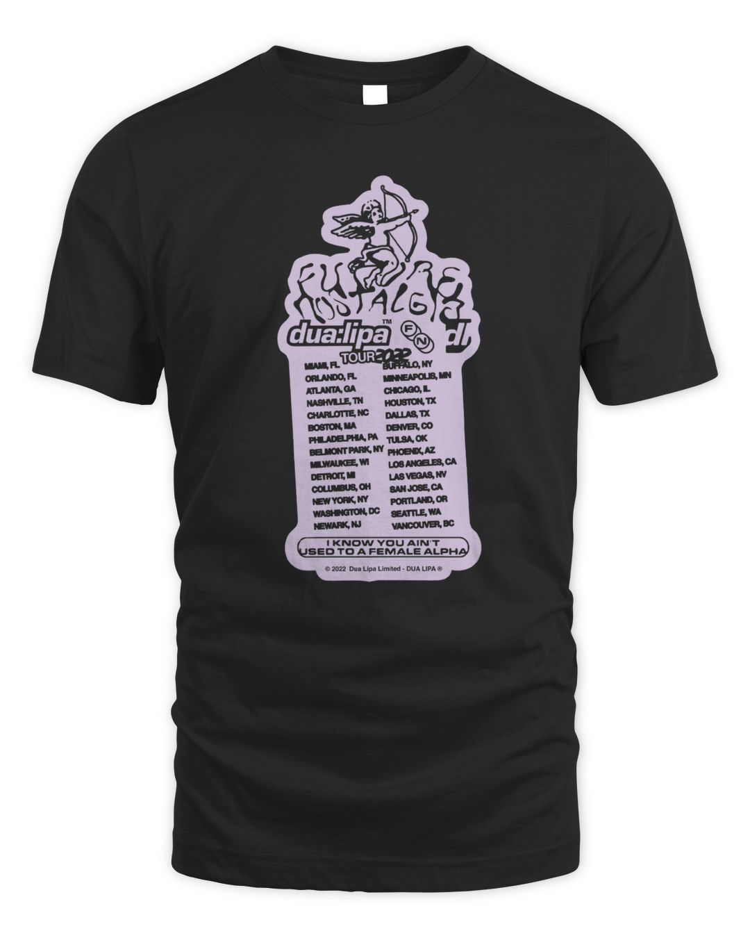 Dua Lipa Merch Pangaia X Future Nostalgia Tour Shirt Muffiz