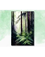 California Redwood Forest Print Canvas Ready To Hang Portrait Canvas