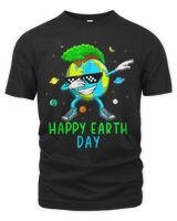 Happy Earth Day 2024 Funny Earth Day Kids Toddler Boys Dab Shirt Unisex Premium T-Shirt black s