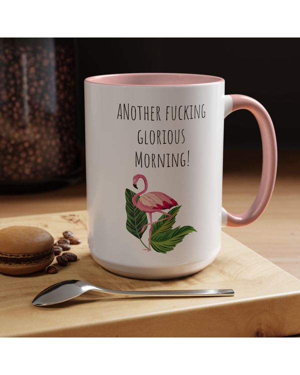 Funny Flamingo Coffee for Cat Ladies Mug
