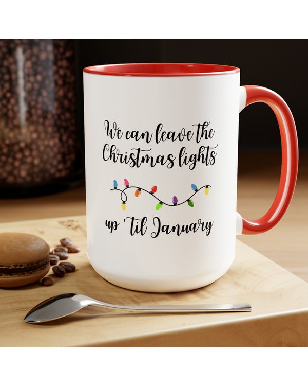 Christmas Floral for Her Funny Wife Gift Coffee Tea 15oz Mug