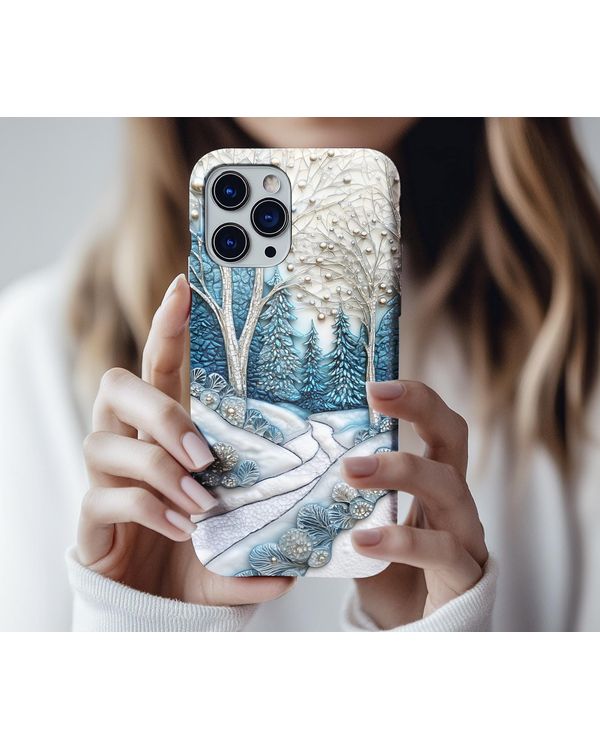 Winter Forest Mosaic Phonecase