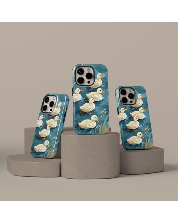 Whimsical Duck Pond Phone Case Cottagecore Gift Phonecase